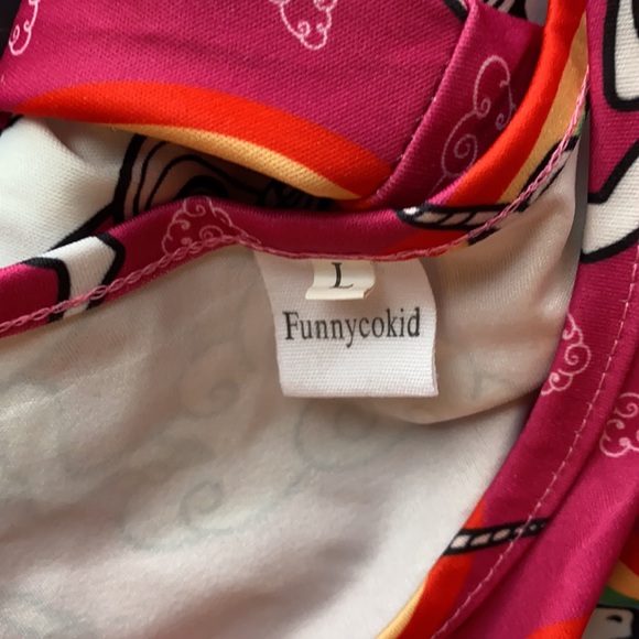 Youth Pink Unicorn Dress - Picture 2 of 2